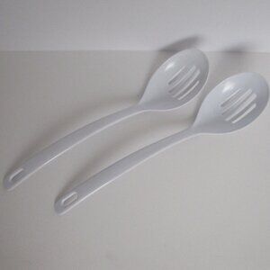 melamine slotted serving spoons